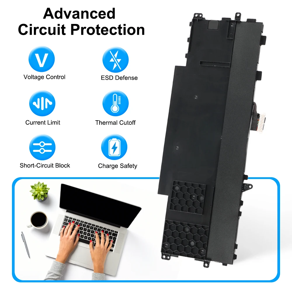 GHJC5 Laptop Battery For DELL Latitude 9420 9430 Latitude 9420 2