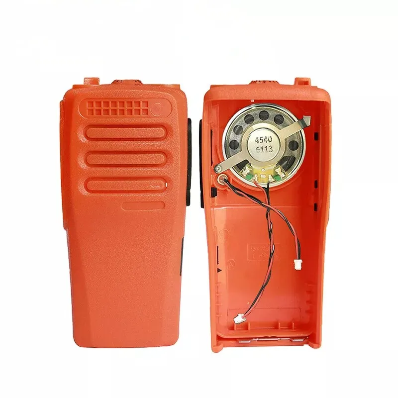 Replacement Repair Housing Cover Case With Speaker Orange For DEP450 CP200d Xir P3688 DP1400 Radios