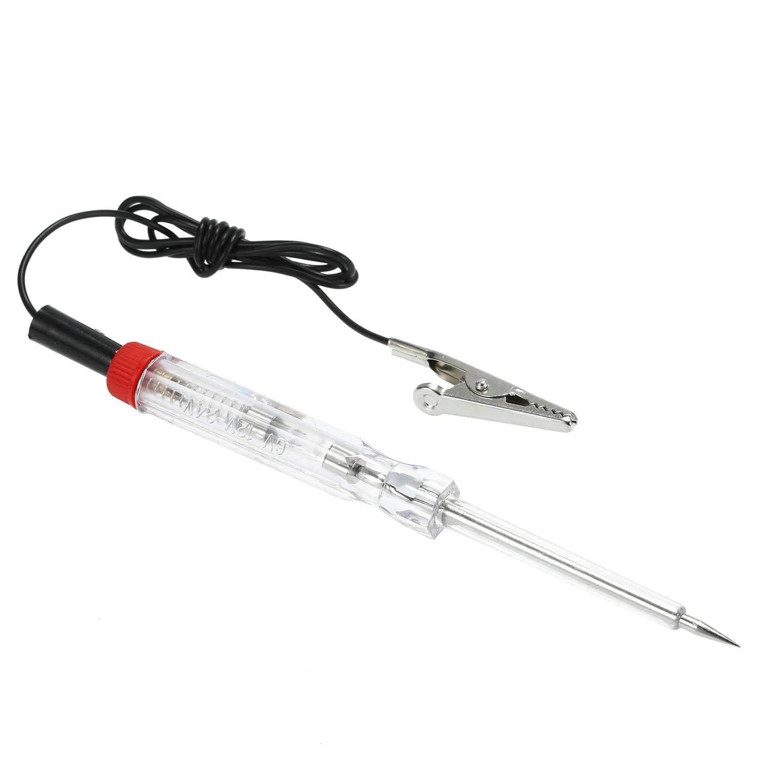 

6-24V Automotive Car Circuit Tester Wire Test Lamp Probe Tool Red Car Electric Testing Lamp