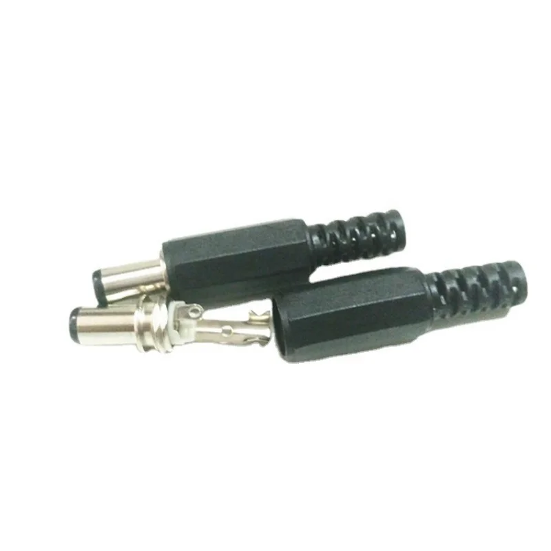 Power Plug DC Plug 5.5-2.1 DC5521 Welding Head Short Plug for Electronics