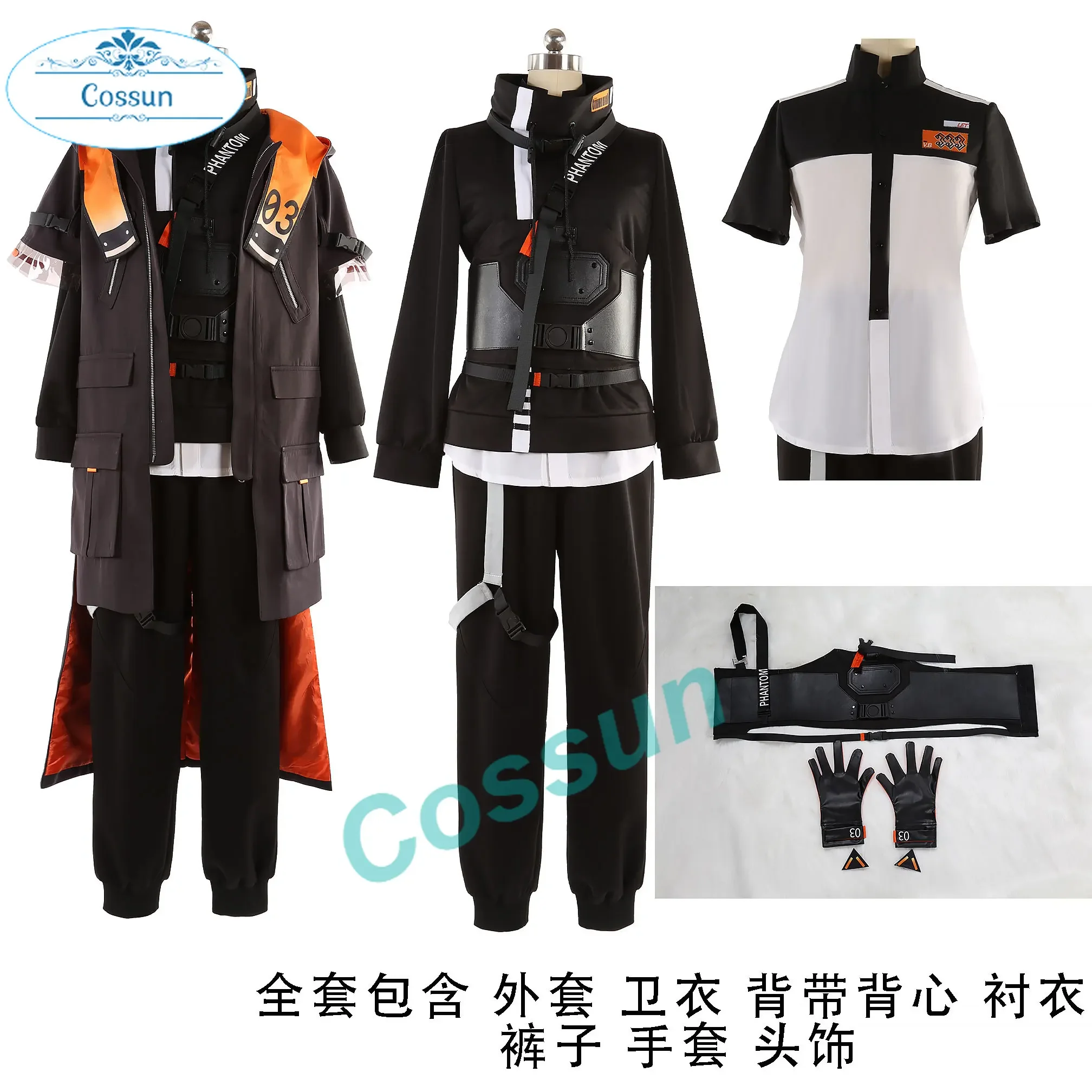 

[CUSTOMIZED] Vtuber NIJISANJI Alban Knox Cosplay Costume Halloween Costumes for Women Men Outfit Suit Party Game Anime