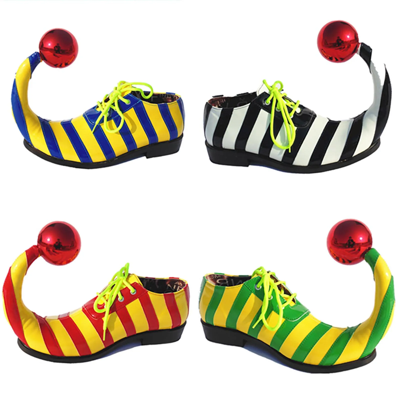 Adults Funny Clown Shoes Amusement Park Role-play Circus Performance Costume Accessories Halloween Carnival Theme Party Supplies