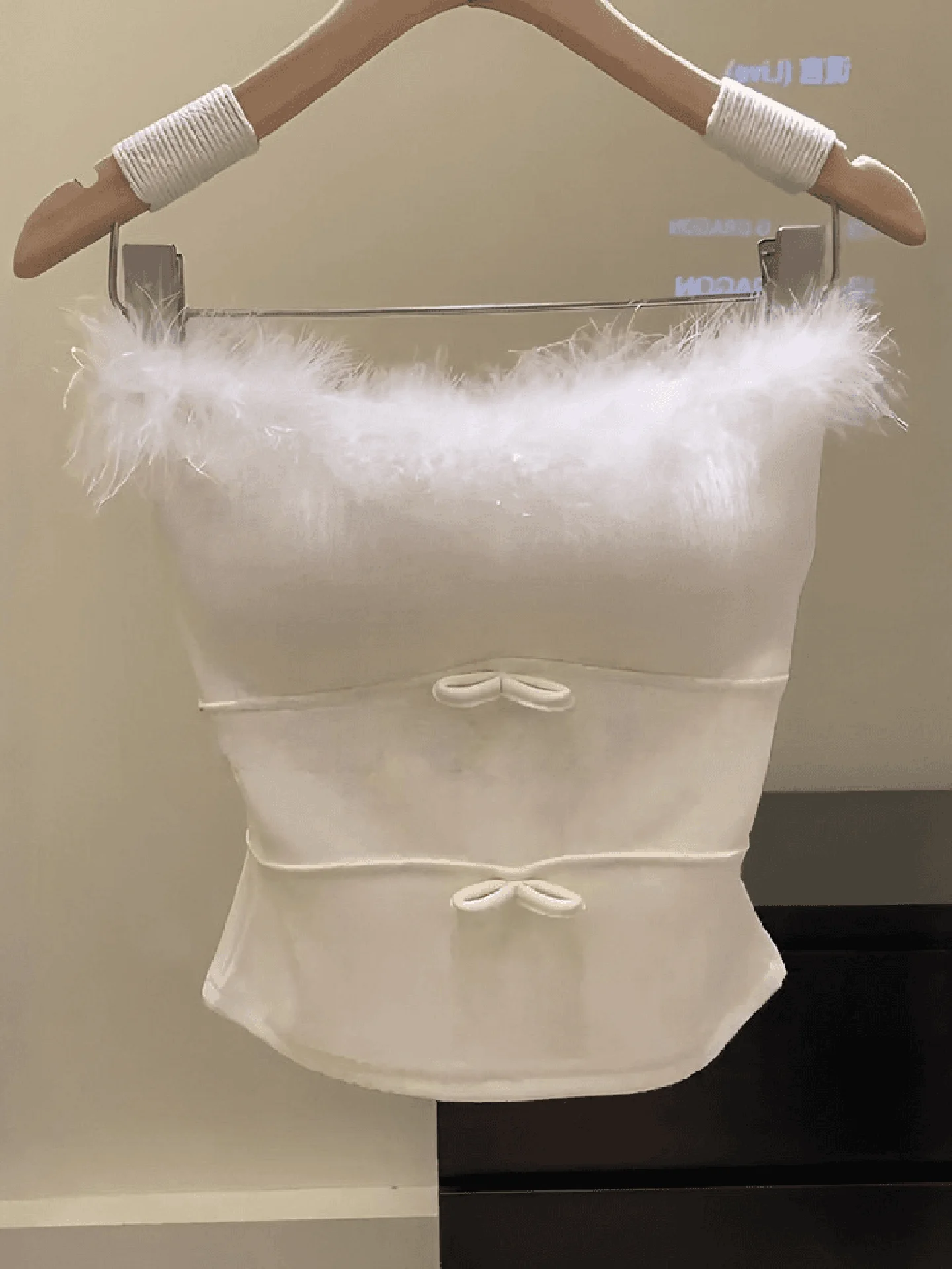 Conjunto Sexy Corto para Mujer, Top Blanco con Relleno y Detalle de Mariposa, Estilo Puro Deseo, Ropa Casual de Verano, Nueva...