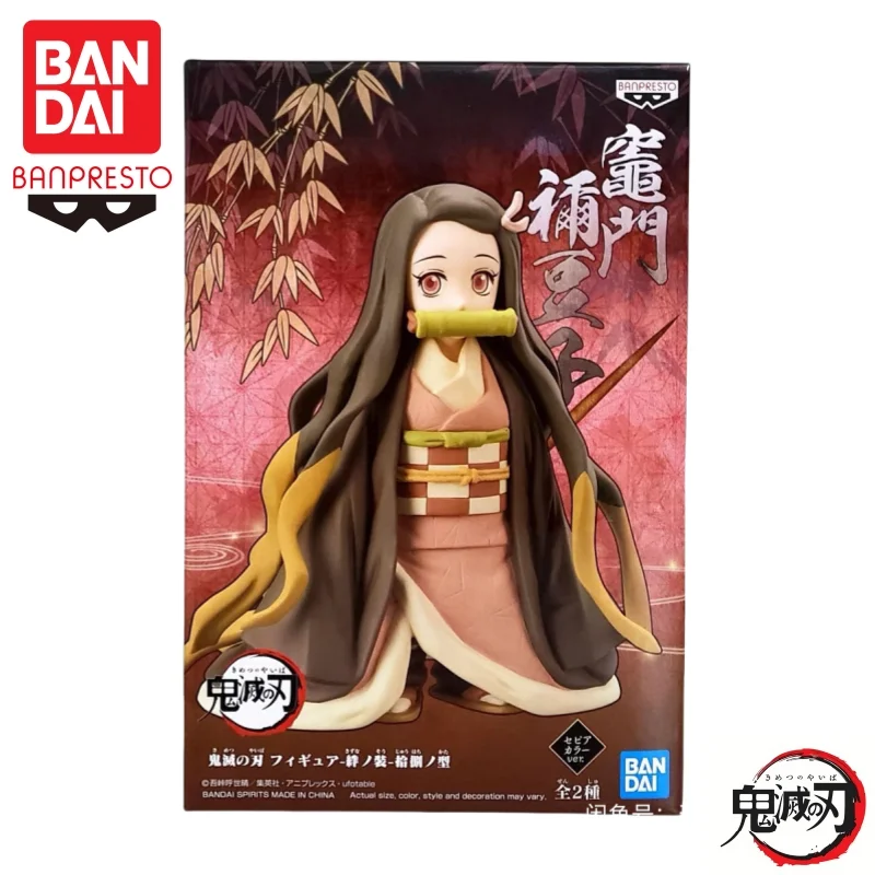 Na Stanie Bandai Oryginalny Banpresto Demon Slayer 18 Kamado Nezuko Kamado Tanjirou Figurka Model Lalka Nowa w Pudełku