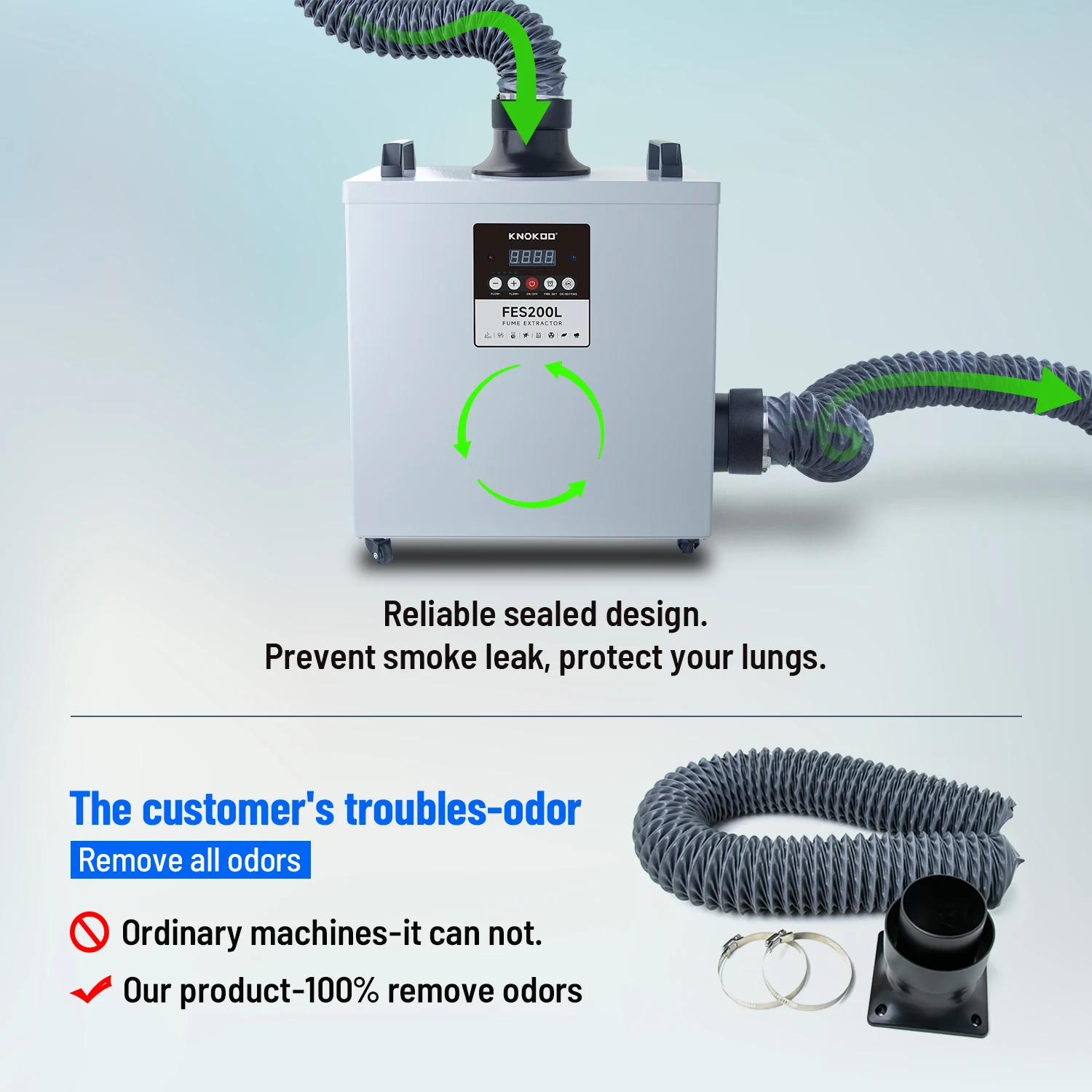 Extracteur de fumée laser avec - Industrial Laser Fume Extractor avis et prix