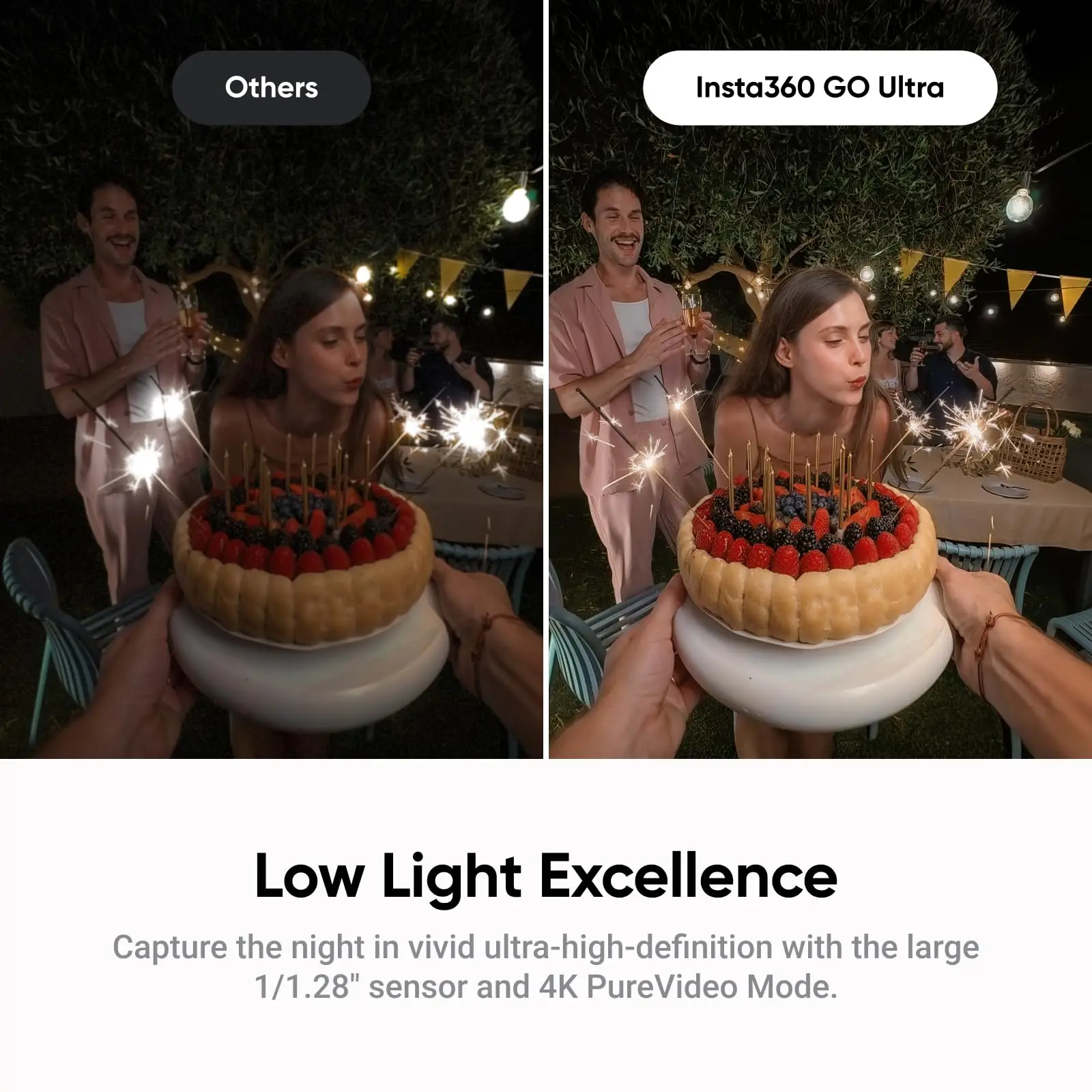 كاميرا Insta360 GO Ultra Action 4K 60 إطارًا في الثانية خفيفة الوزن POV بدون استخدام اليدين، تثبيت مدفأة مغناطيسية فائقة الدقة Insta 360 GO Ultra