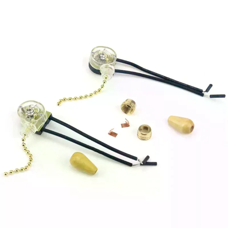 【New】Universal Ceiling Fan Wall Light Replacement Pull Chain Cord Switch Control