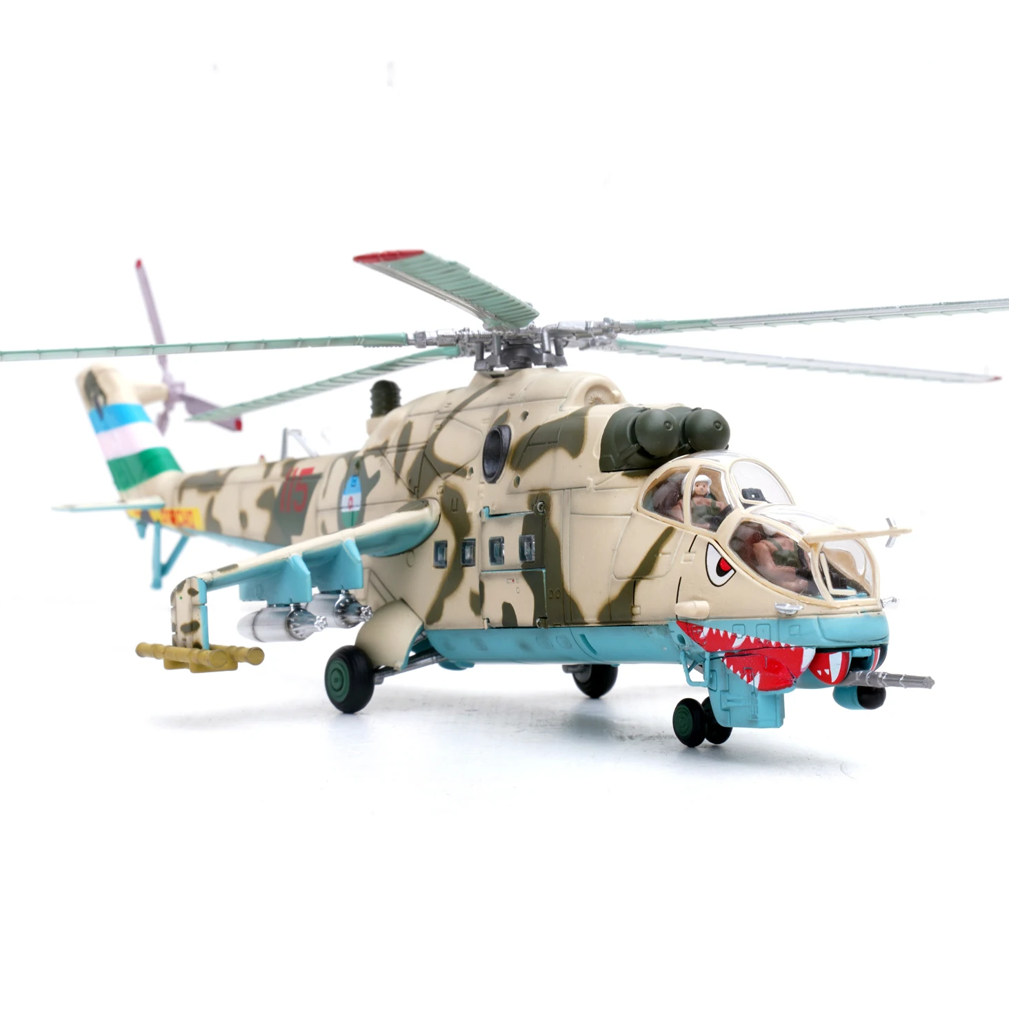 1/72 14005Pa Russische MI-24V Mi 24V Gewapende Helikopter Model Azerbaijan 2000 Afgewerkte Product Collectie Model