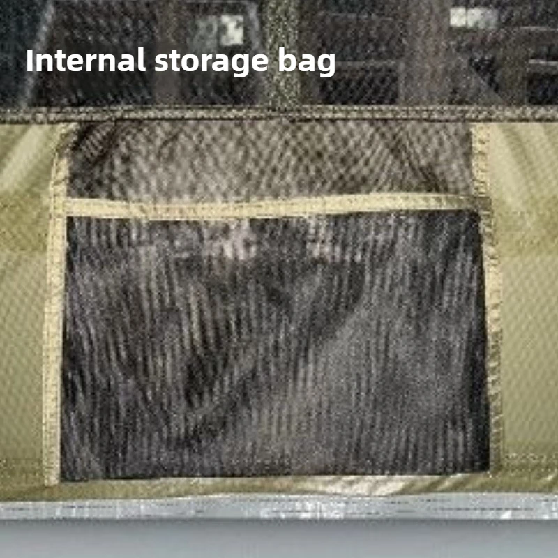 خيام قابلة للنفخ سميكة السفر مقاوم للماء التخييم في الهواء الطلق خيام مساحة كبيرة غير نافذ للمطر يندبروف خيمة منزلية قابلة للنفخ #2