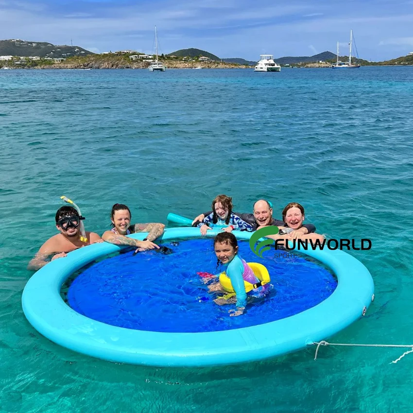 Funworldsport PVC piscina redonda piscina inflable flotadores hamaca piscina Intex niños hamaca de verano