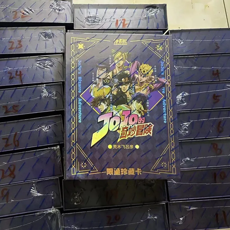 2023 Anime JOJO's Bizarre Adventure Card Crystal Relief Two-color Fluorescence Card Commemorative Collection Card Toy Gift