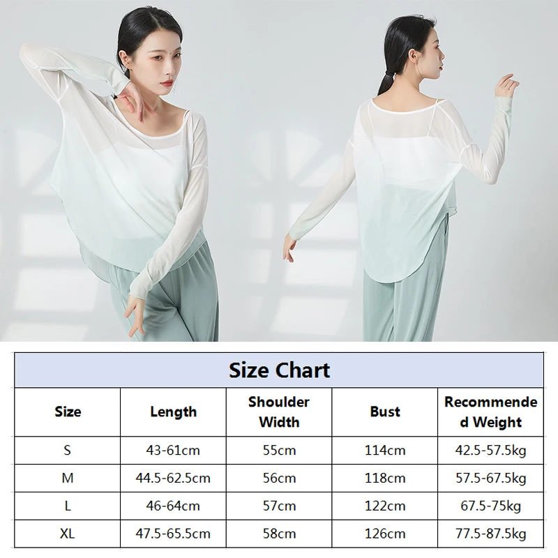 Woman Ballet Dance Tops Wrap Knitted One Neck Long Sleeve Dance Shirts Bandage Ballet Tops Training Tops Practise Dance Costumes