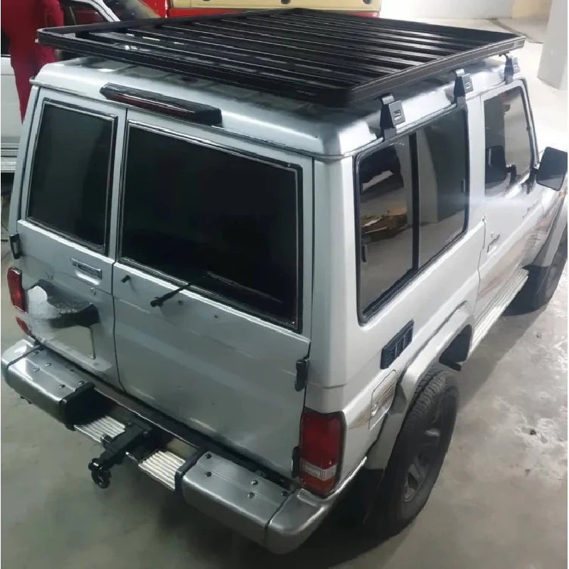 Offroad Roof Cargo Basket Aluminum Alloy Platform Exterior Body Trim Replacement Accessories for Vehicle
