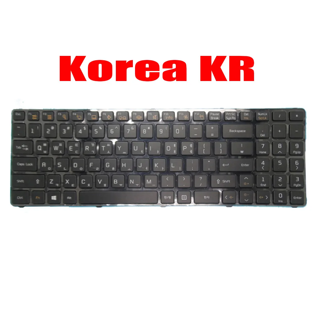 Korea KR / English US Laptop Keyboard For Quanta TWB MP-12K73K0-9206 MP-12K73US-9206 AETWBY01010 AETWBU00010 Black New