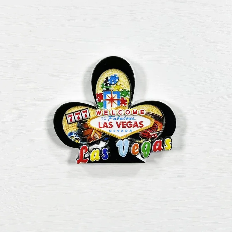 

Las Vegas, US AinsFeng Gam City Magnetic Refrigerator Sticker Good-looking Household 3D Decorative Magnets