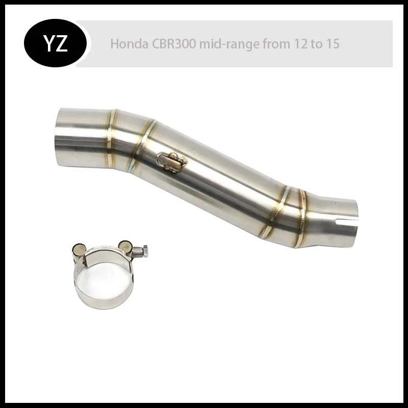 Выхлопной адаптер мотоцикла, среднее звено, соединительная труба, новая труба глушителя для Honda CBR300, высокое качество