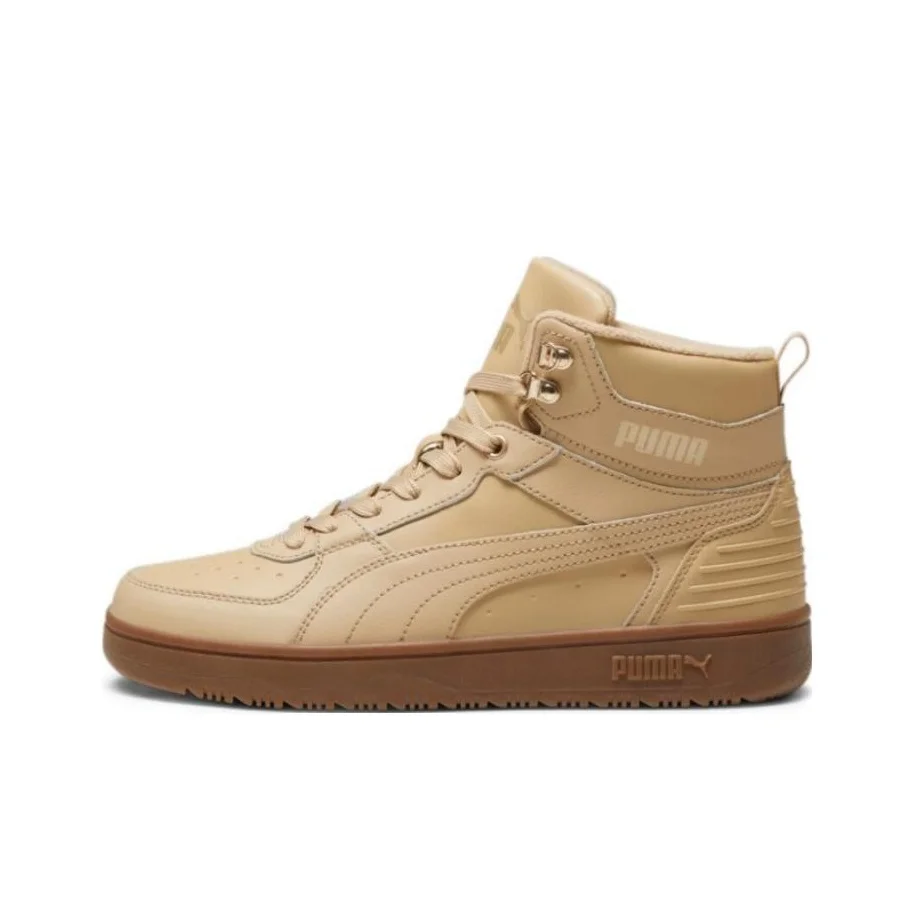 PUMA REBOUND Skateboard Shoes Unisex High Top Yellow 387592-07