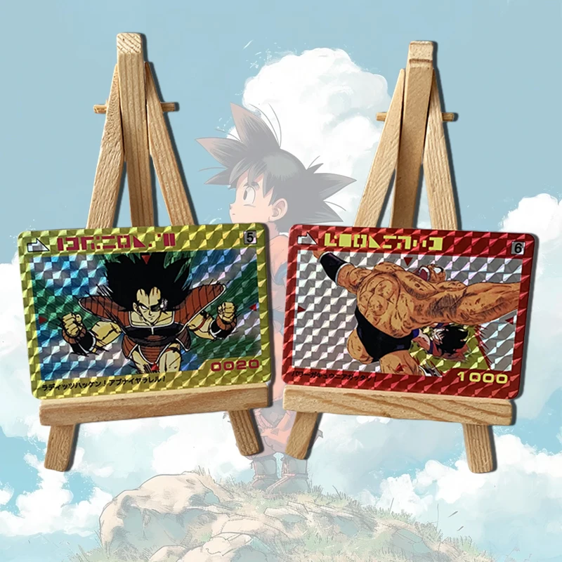 Dragon Ball Son Goku Cell Chichi Bulma Furosuto Vegeta IV Xtreme DIY homemade grid flash card boy Toy collection Birthday gift