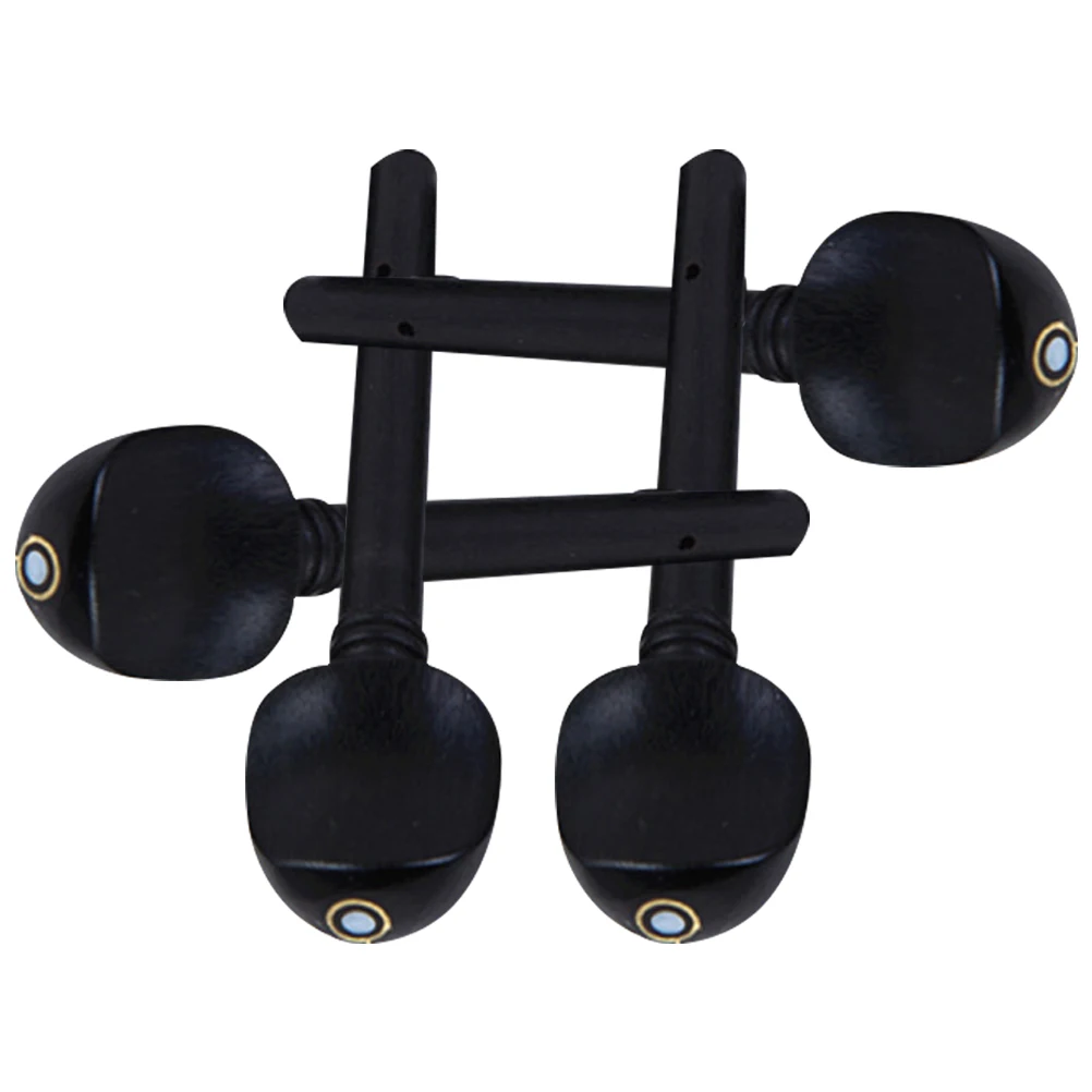 

4Pcs Professional Violin Tuning Pegs Ebony Material Smooth Polished Stable Use Tuning Easier Clear Sound Violin Turner