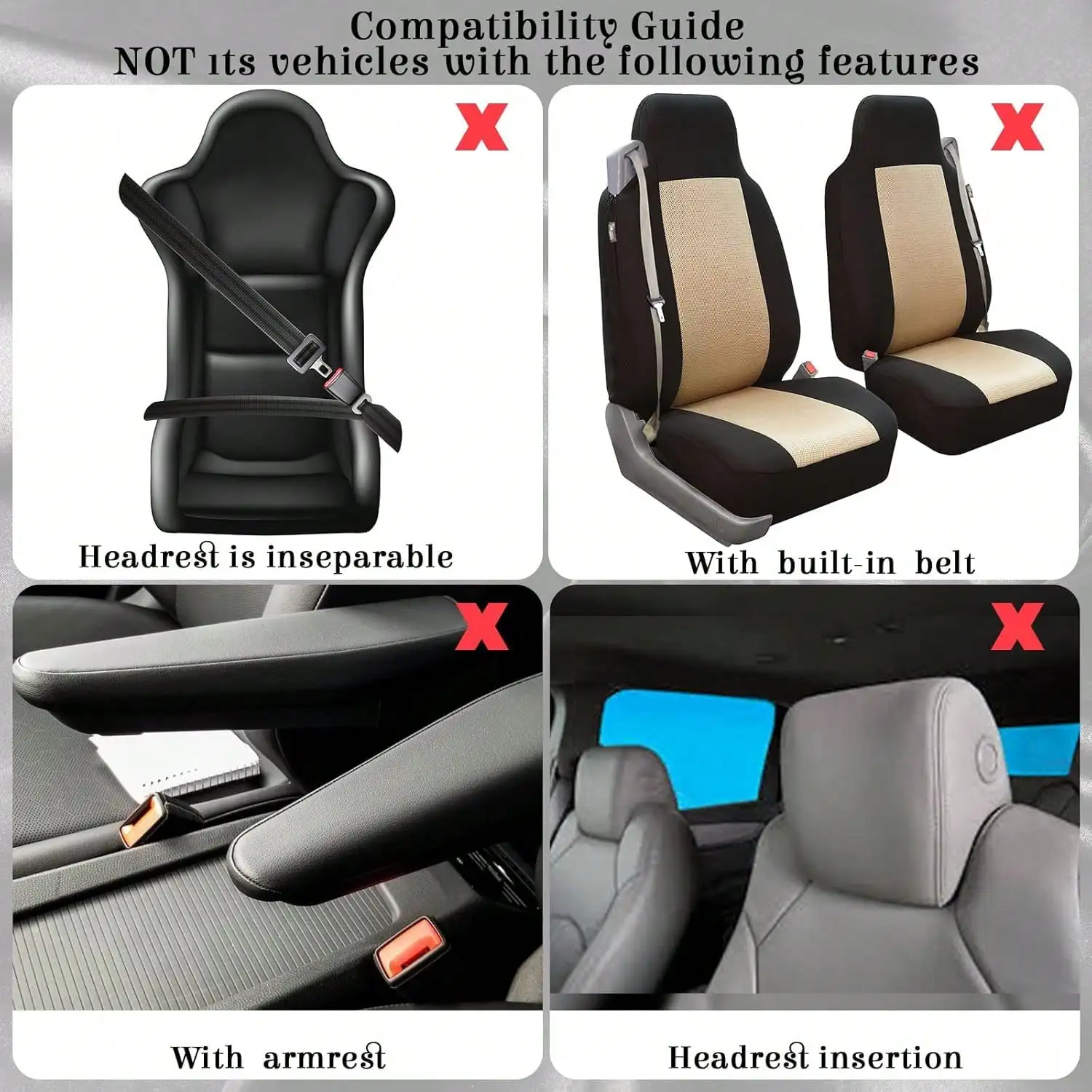 Car Seat Cover Set — product detail 4