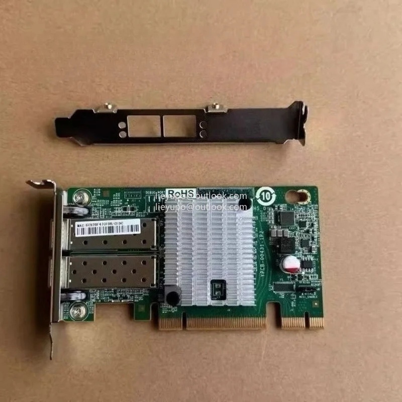 Chip X520 - DA2 82599ES PCIe X8 10Gb SFP + Network Dual Port Ethernet Adapter for Servers, Desktops and NAS