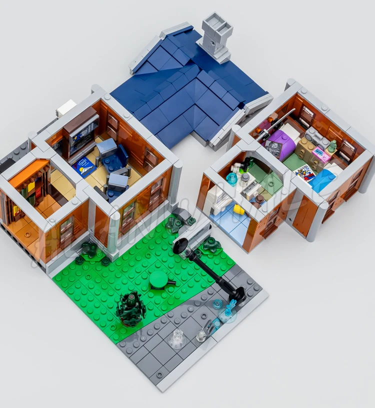 3093pcs Super Revengers X-Mansion 2-level Modular Institute for Higher Learning 16294 Building Blocks Toy Compatible With Model