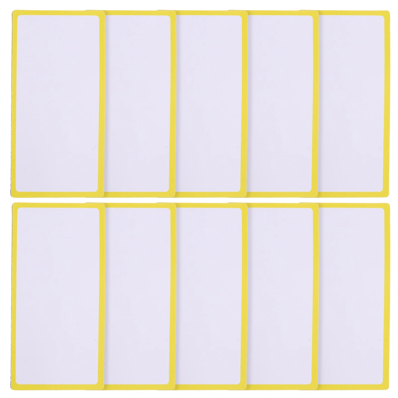 

10Pcs Magnetic Name Tags Dry Erase Writable Labels Reusable Whiteboard Refrigerator Office School Reusable Container Labels