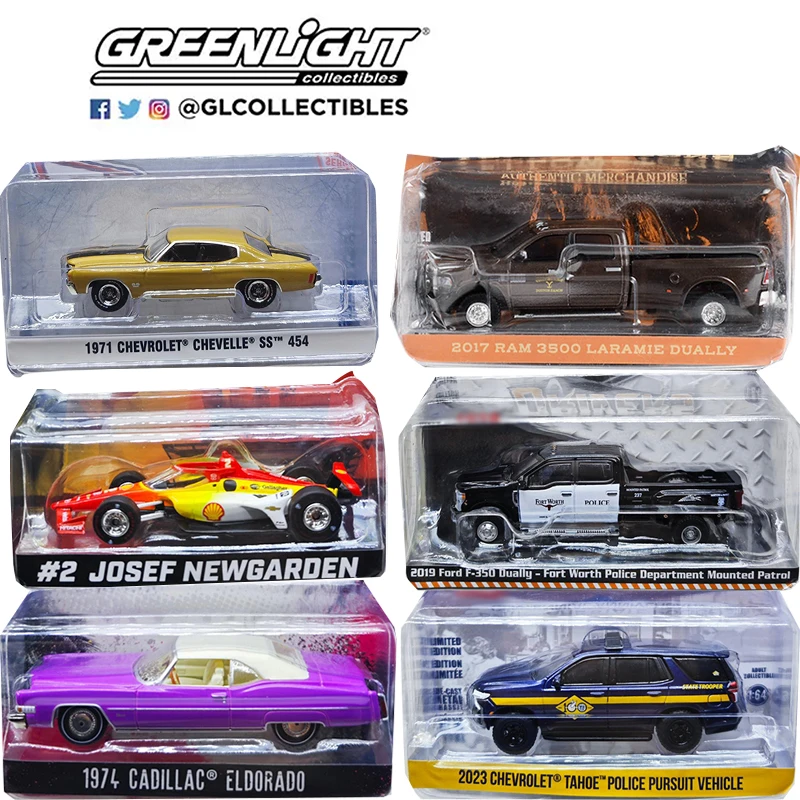 

Greenlight 1/64 Proportion New Style Muscle Series RAM-250 Retro Air Pump Diecast Model Alloy Car Child Christmas Gift