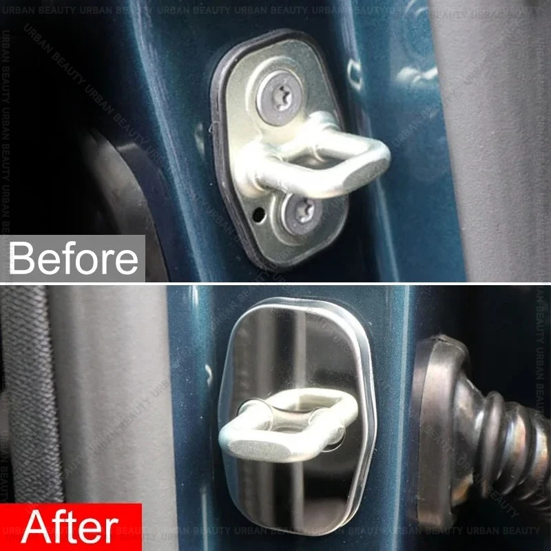 For Peugeot 206 207 208 301 306 307 308 T9 408 607 508 5008 3008 4008 406 407 2008 SW CC GT RCZ Car Door Lock Cover Accessories