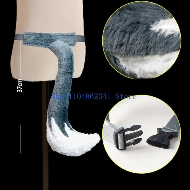 تشمل إكسسوارات 5ASD Wolf Cosplay Cosplay Wolf Face Mask Wolf Tail و Wloves for Kid Adult Masquerade Christmas Halloween Party