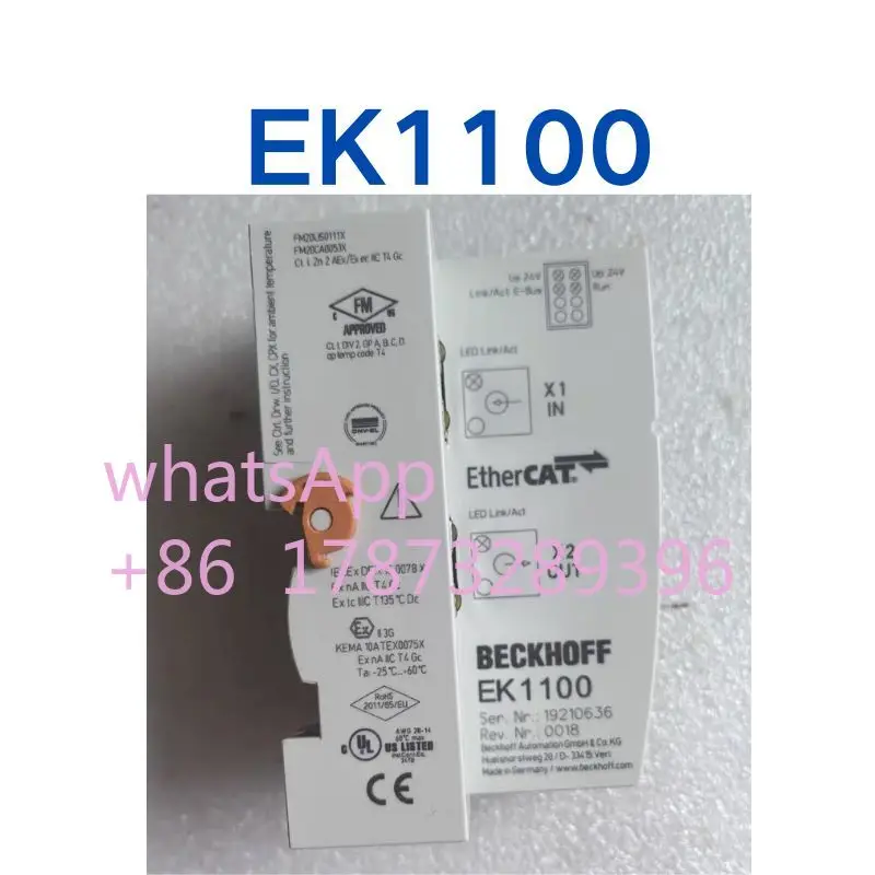 

Used PLC module EK1100 tested OK and the function is intact