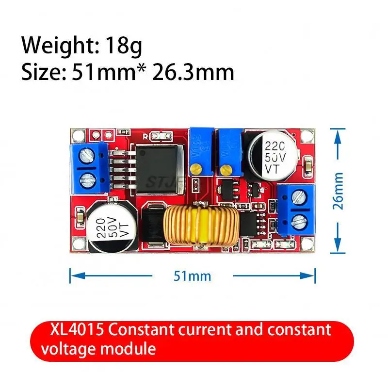 ! 5A constant current LED driver module battery charging constant voltage DC-DC power module XL4015