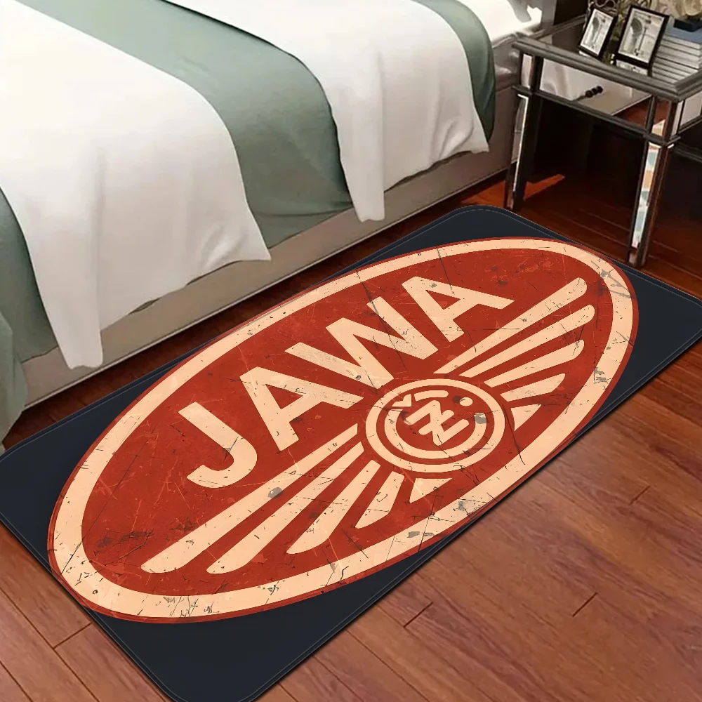 J-Jawa M-Motorcycle Logo Floor Mat Nordic Style Home Doormat Bathroom-Toilet Mats Bedroom Hotel Decor Mat