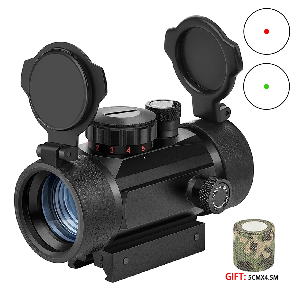 Hot Sales Serie HD101AJ HD103 1X40 Red Dot Sight Jacht Optics Sight Holografische Airsoft Sight 4 Richtkruis Reflex collimator