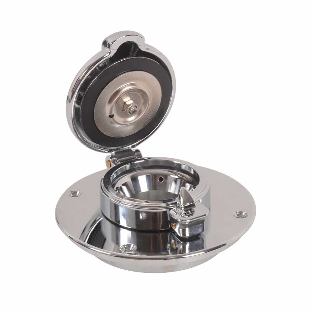 

Oldbones Cafe Racer K Serie For BMW K100 Aluminum Motorcycle Fuel Tank Gas Cap Cover Button Switch