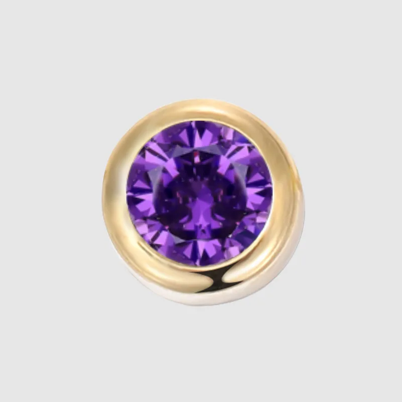 Colorful Zircon DIY Charm Pendant for Daily Wear