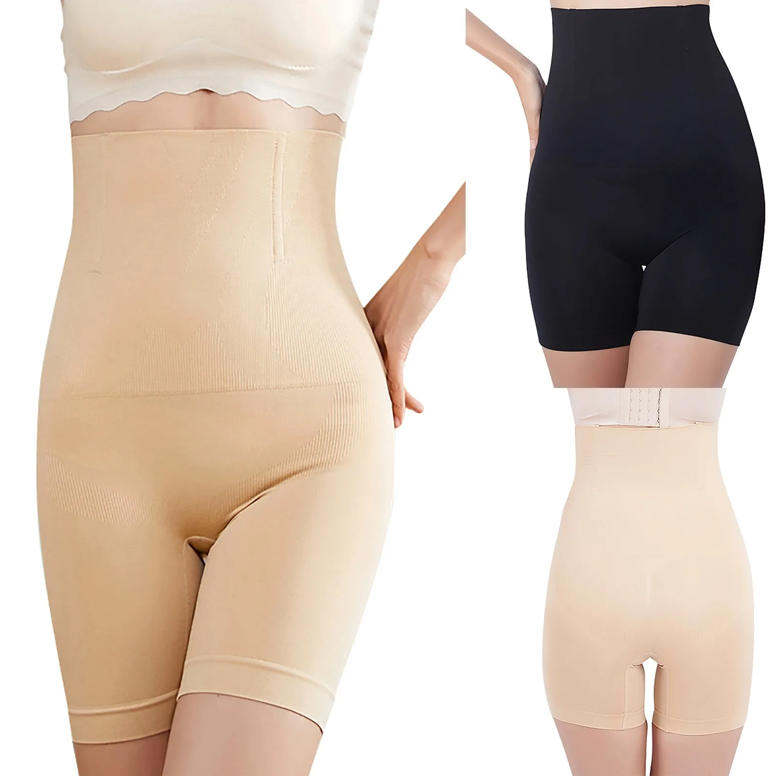 Women's High Waist Pants Waist Band for Women Workout Undergarments for Stomach Control Flat Stomach Underwear Sunrise 066