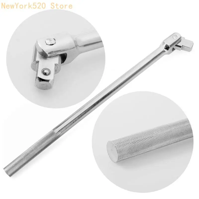 

Adjustable Length Socket Wrench 3/4 Inches Drive Flexible Head Metric Design for Tight Space and High Torques Applications N84C