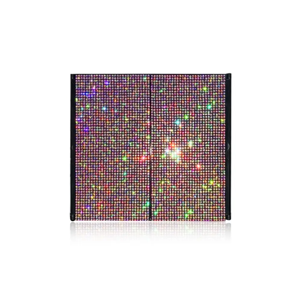 

HD Car Sun Visor Vanity Mirror Foldable Diamond Setting Sun Visor Cosmetic Mirror Ultra-thin Shiny Car Makeup Mirror