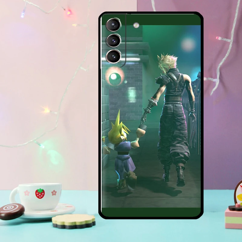 Final Fantasy Case For Samsung Galaxy S23 Ultra S22 S24 Plus Note 10 20 S8 S9 S10 S21 FE S20 FE Cover