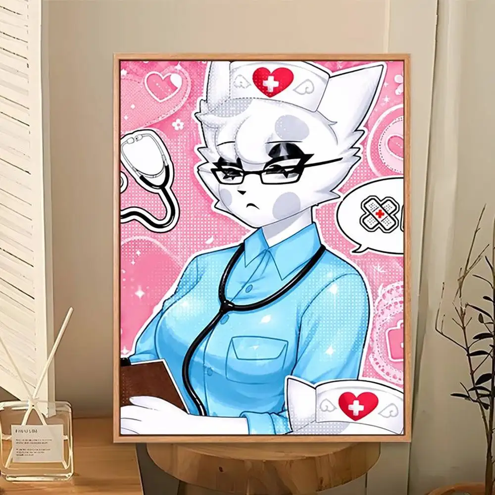animal hospital head nurse   Poster Perfect Space Sticker Self Adhesive for Office Home Theater Wall Art Decor Fancy Gift