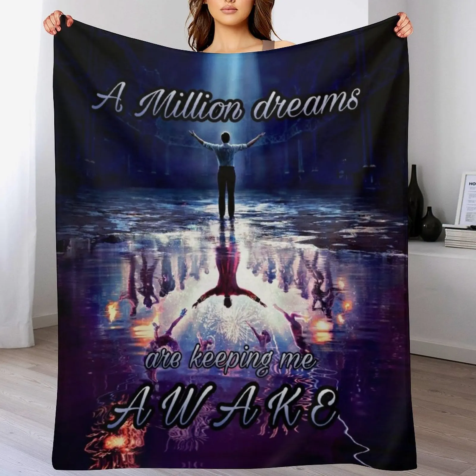 

The greatest showman Throw Blanket Quilt Blankets For Bed Camping Thin Blankets