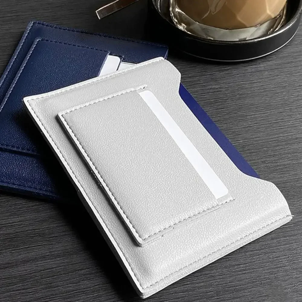 Multicolor Passport Cover PU Waterproof Card Holder Large Capacity Multi-slots Certificate Storage Bag Travel Bussiness Wallet image 4