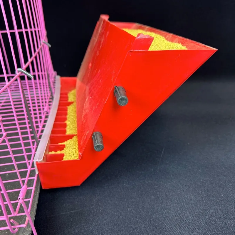 Automatic  Pigeon Quail Cages 36cm/45cm/60cm Long Farm Use Chicken Quail Bird Feeders Trough  Plastic Poultry Bird J Feeder