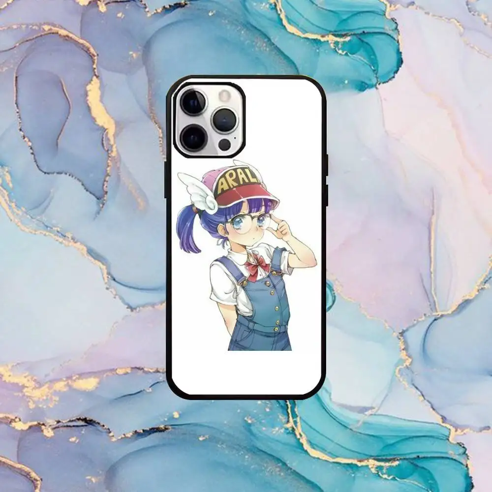 Чехол для телефона A-Arale Anime N-Norimaki для iPhone17,16,15,14,13,12,11 Plus, Pro Max с магнитной беспроводной зарядкой Magsafe