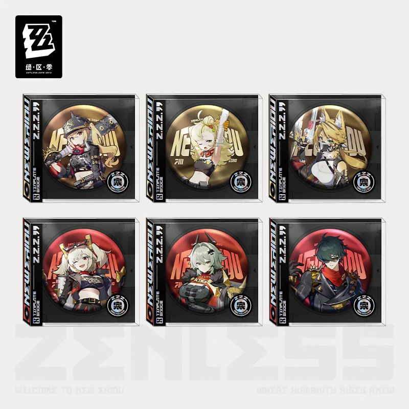 

MiHoYo Official Zenless Zone Zero Sons of Calydon, значок, брошь, акриловая подставка, ZZZ, игра Caesar, аксессуары для косплея, подарки на день рождения