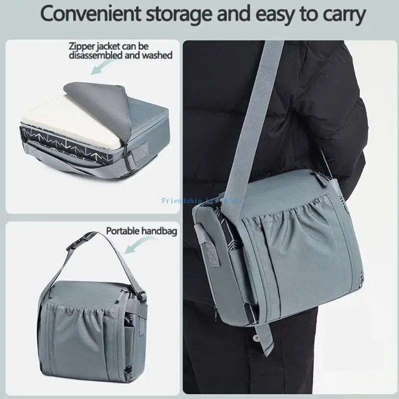 وسادة مقاعد معززة للأطفال F1CB وسادة كرسي مرتفع مع حزام أمان قابل للتعديل، وسادة كرسي أطفال لطاولة الطعام بالمنزل