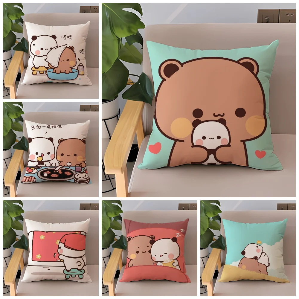 Pillowcases 40x40 Cushions for Living Room Bubu Dudu Cushion Cover 40*40 Decorative Pillowcase 50x50 Twin Size Bedding Car Sofa