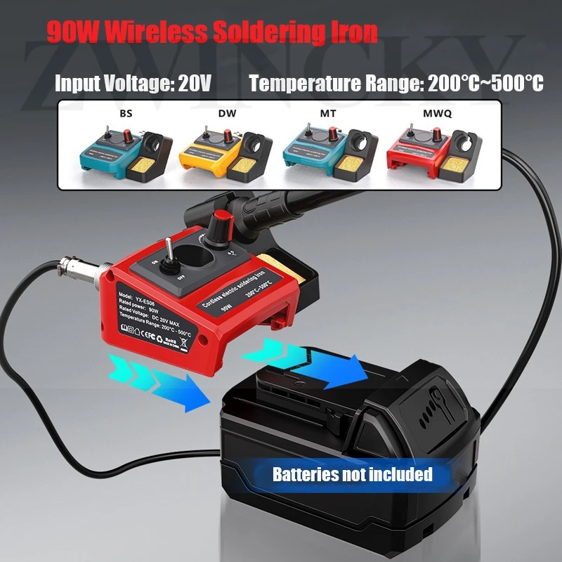

Cordless Electric Soldering Iron Adjustment Welding Gun Torch Repair Tool For Makita/For Dewal/For Bosch/For Milwaukee