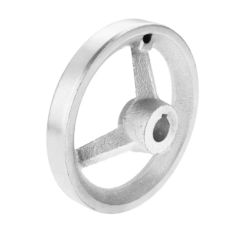 4 Spoke Round Iron Hand Wheel 3/4/4.5/6/8 Inch for Lathe Milling Grinder Industrial Machine Tools 70mm-195mm Dia 1 PC M3 M4 M8
